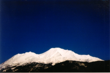 Mount Shasta in January